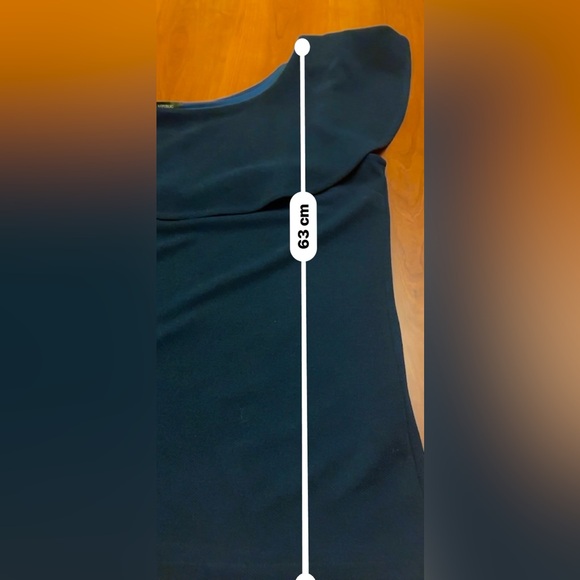 BR One-shoulder Navy top in size Medium - Picture 3 of 7